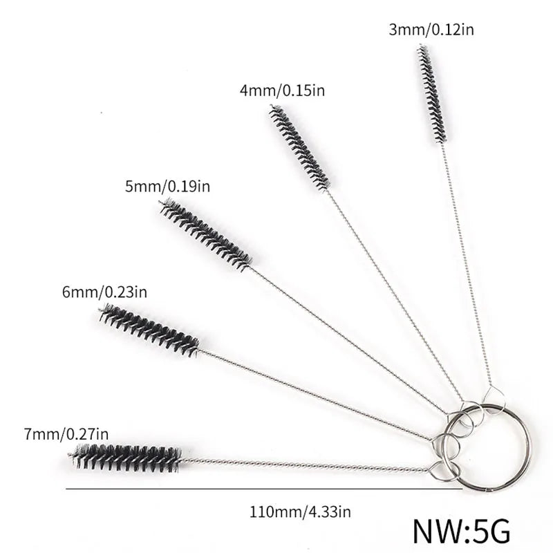 Cepillos Limpieza Pipa (Set) – Nylon y acero inoxidable ¡Todo Chido!