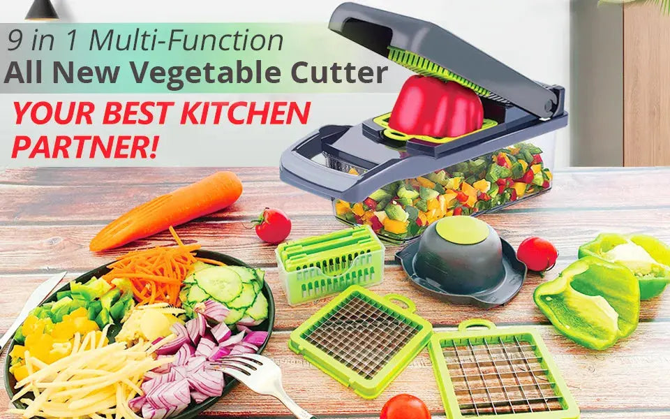 Cortador De Verduras Multifuncional Rallador Manual Para Frutas y Quesos ¡Todo Chido!