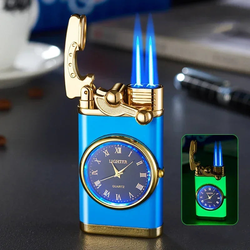 Encendedor Reloj Jet – Doble tubo, para exteriores ¡Todo Chido!