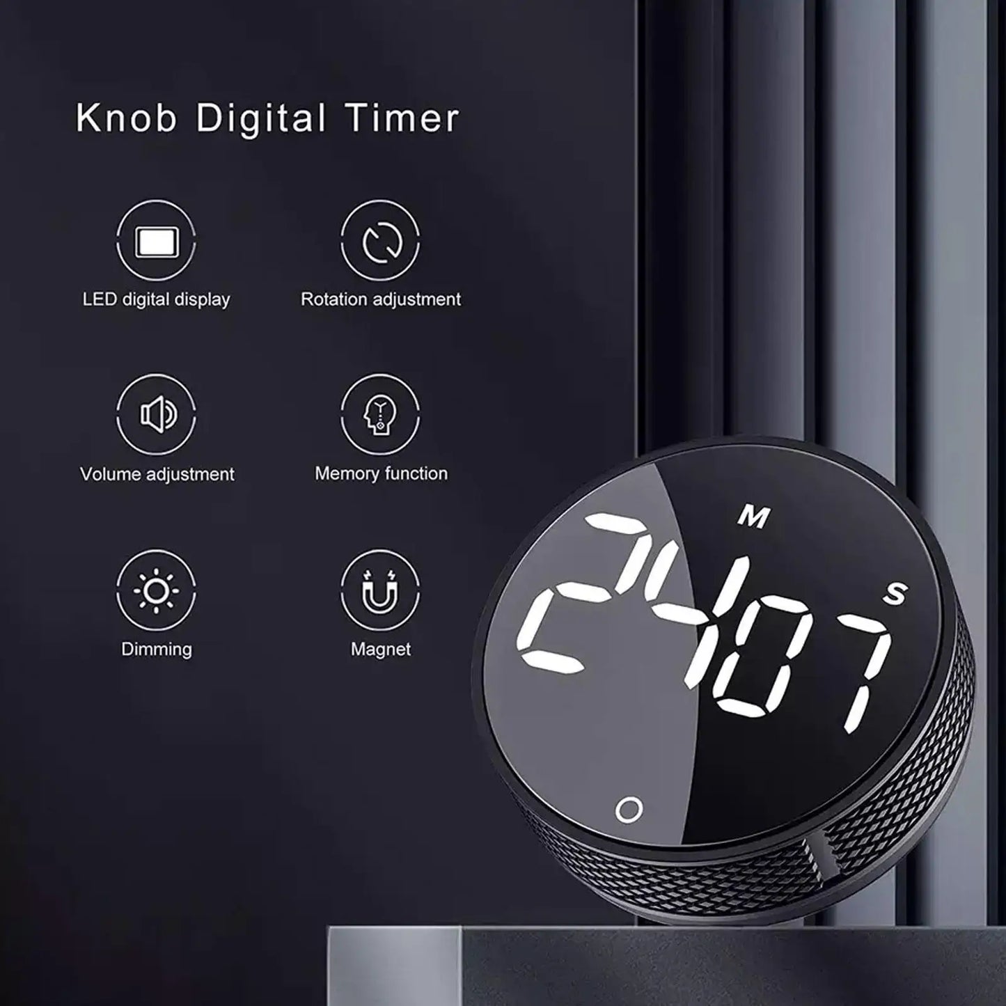 Timer de Cocina y Estudio – Cuenta Regresiva con Alarma