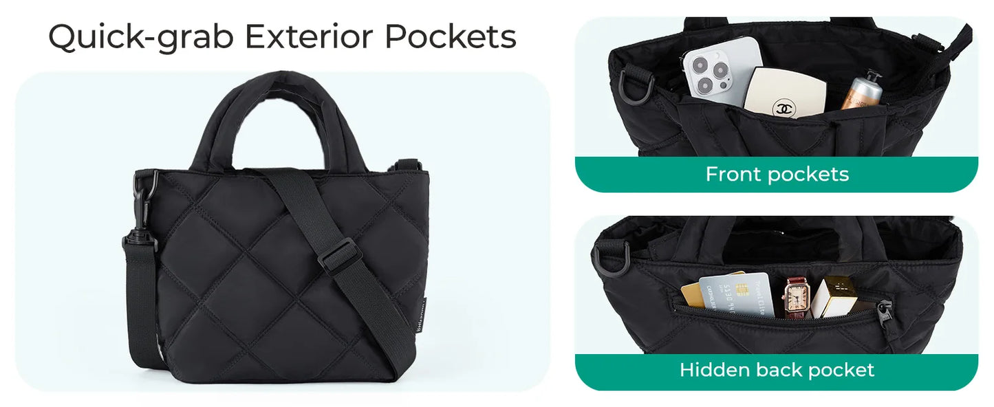 Bolso Mini Acolchado BAGSMART para Mujer