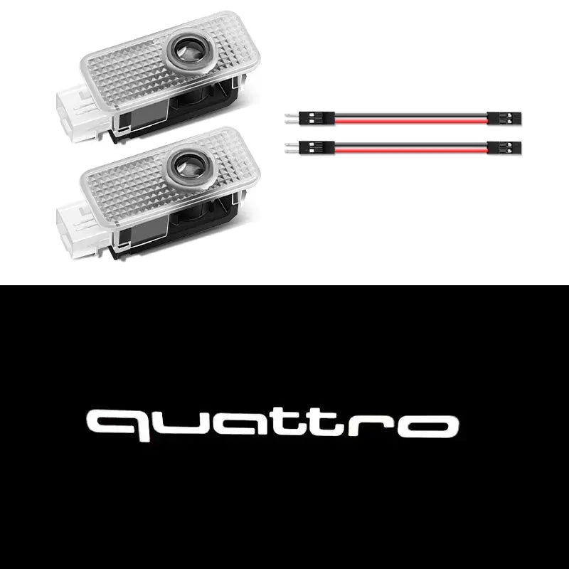 Luces de Bienvenida LED para Puerta – Proyector Decorativo Compatible con Audi - ¡Todo Chido!