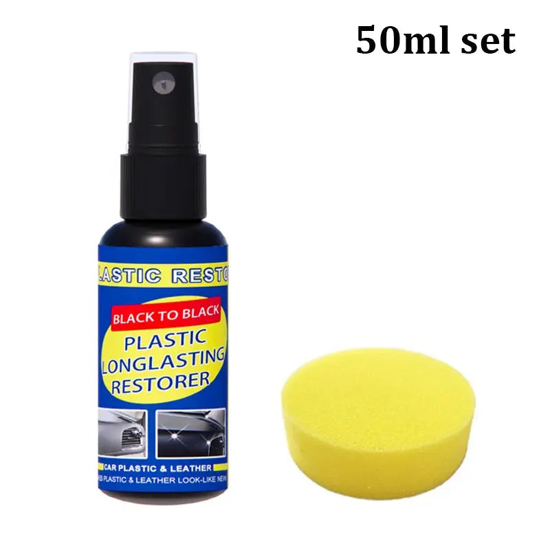 Restaurador de Plástico para Auto – Brillo Negro y Reparación de Interior - ¡Todo Chido!