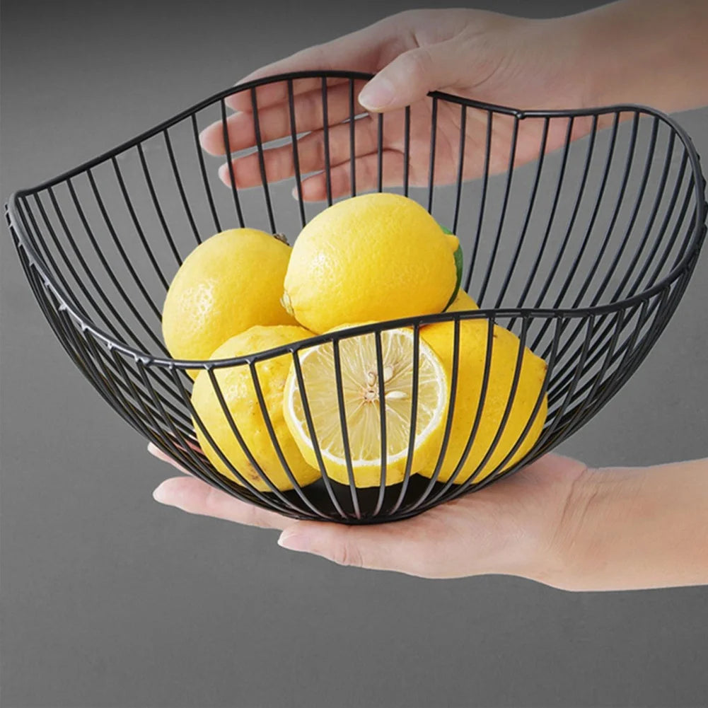 Canasta Metálica Multiusos para Frutas y Pan