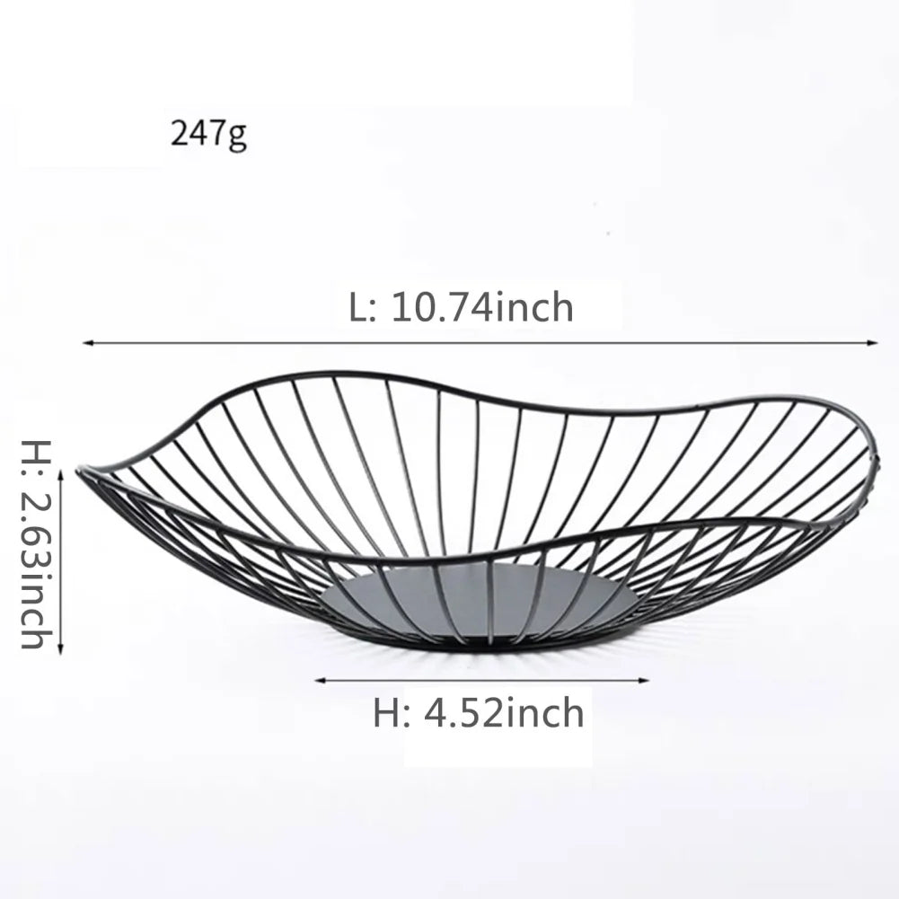 Canasta Metálica Multiusos para Frutas y Pan