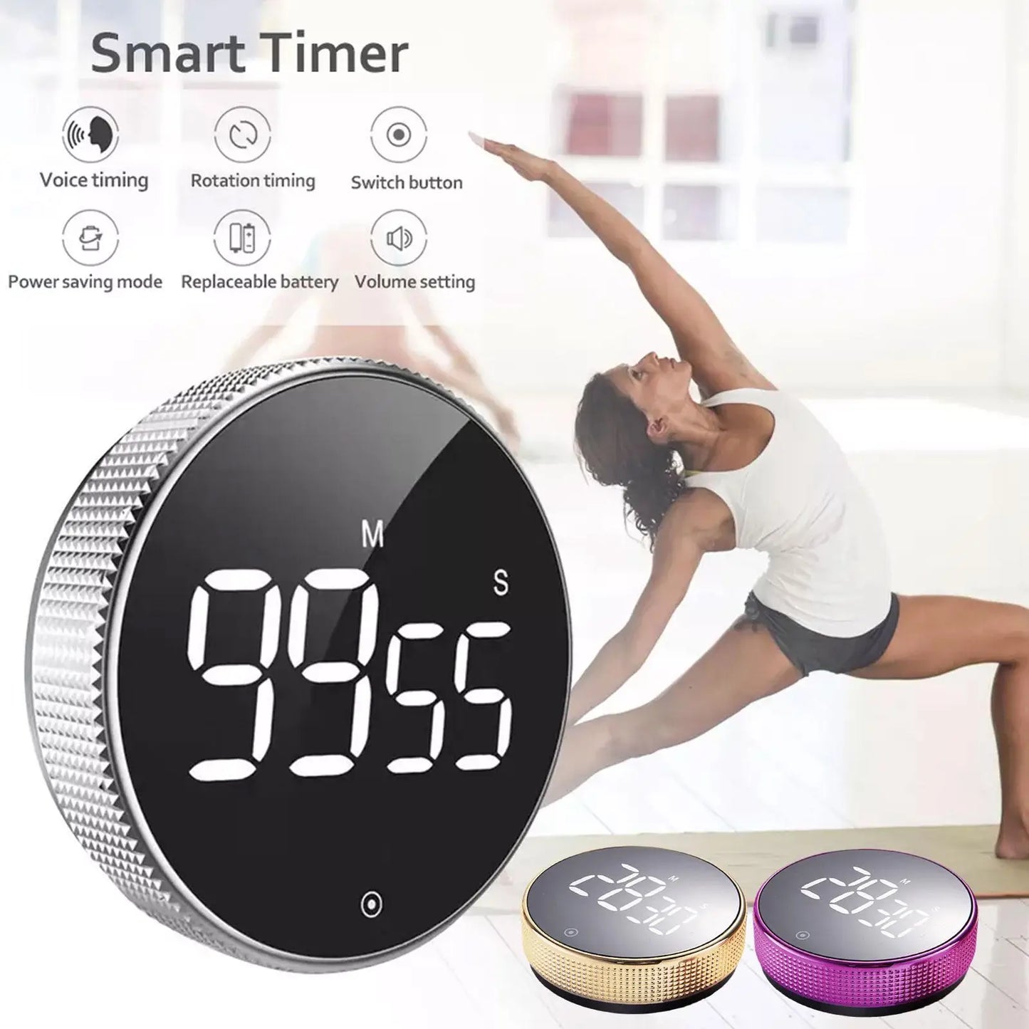 Timer de Cocina y Estudio – Cuenta Regresiva con Alarma
