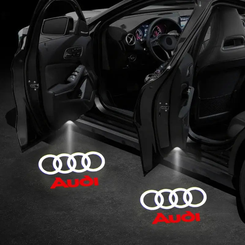 Luces de Bienvenida LED para Puerta – Proyector Decorativo Compatible con Audi - ¡Todo Chido!