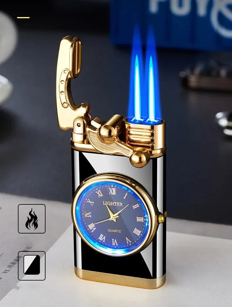 Encendedor Reloj Jet – Doble tubo, para exteriores ¡Todo Chido!