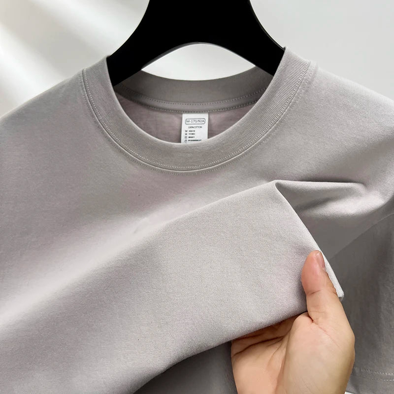 T-Shirt 100% Algodón Cuello Redondo