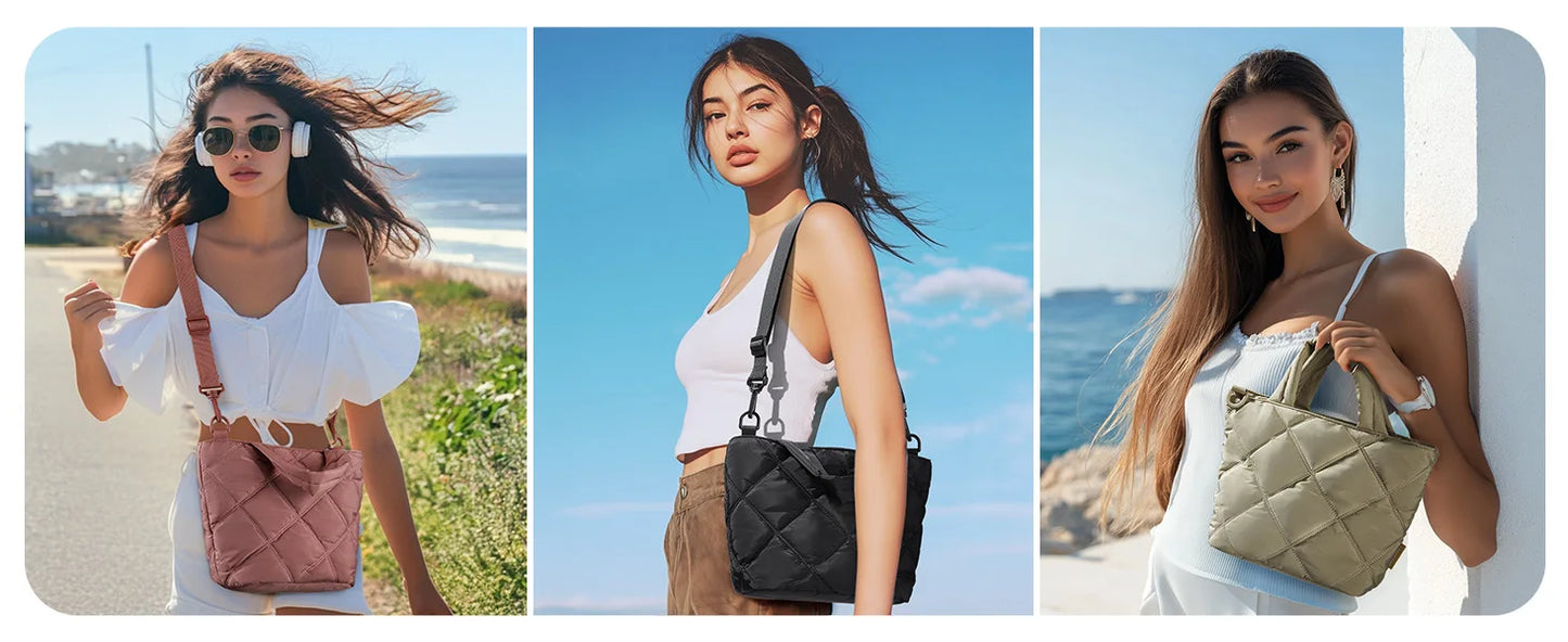 Bolso Mini Acolchado BAGSMART para Mujer