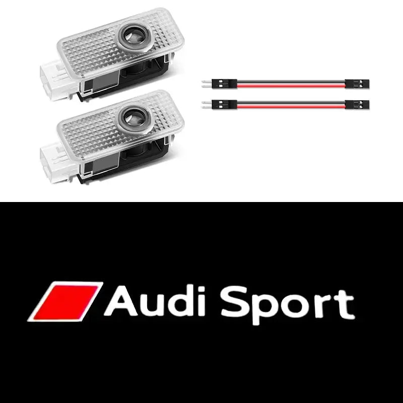 Luces de Bienvenida LED para Puerta – Proyector Decorativo Compatible con Audi - ¡Todo Chido!