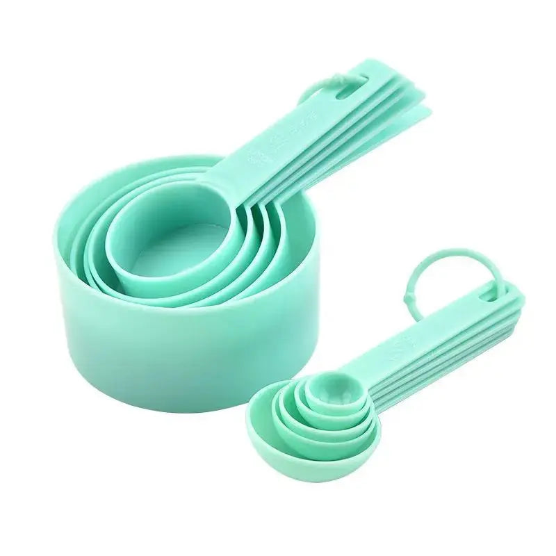 Set de 10 Tazas y Cucharas Medidoras de Plástico ¡Todo Chido!