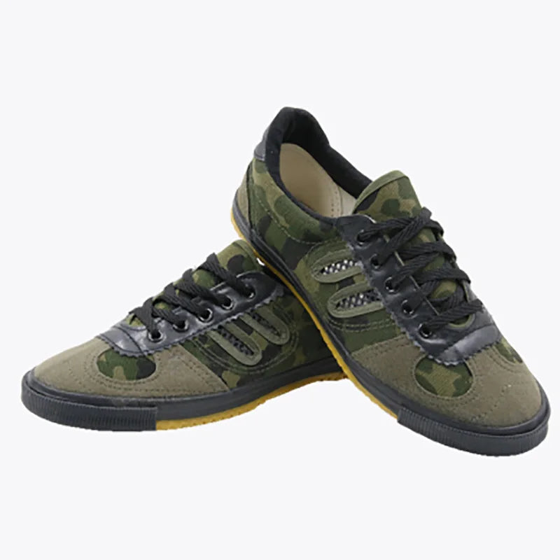 USHINE EU35-45 Volleyball Training Wushu KungFu Sports Canvas Students ShuangXing Shoes Men and Women
