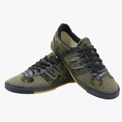USHINE EU35-45 Volleyball Training Wushu KungFu Sports Canvas Students ShuangXing Shoes Men and Women