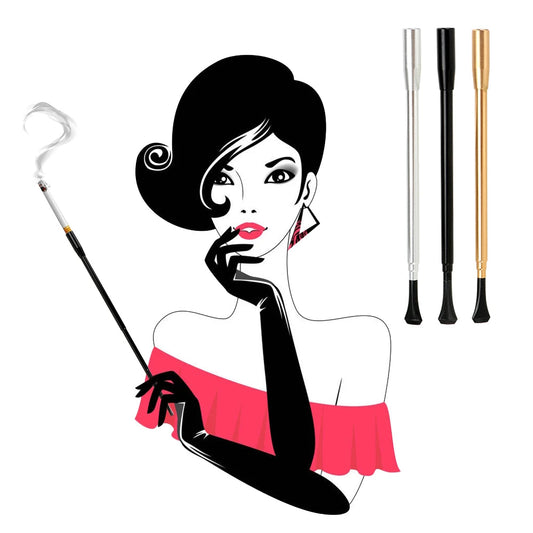 Boquilla Retráctil para Cigarro – Estilo largo, elegante ¡Todo Chido!
