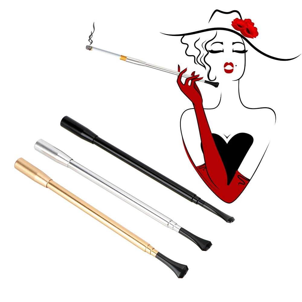 Boquilla Retráctil para Cigarro – Estilo largo, elegante ¡Todo Chido!