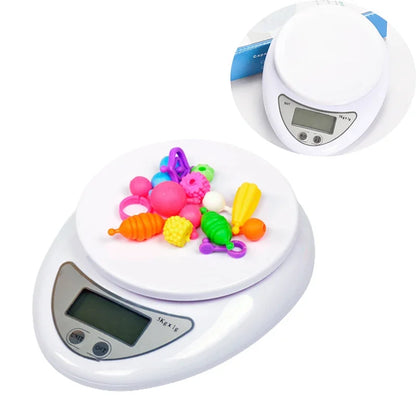 Báscula Digital Portátil 5kg con Bandeja