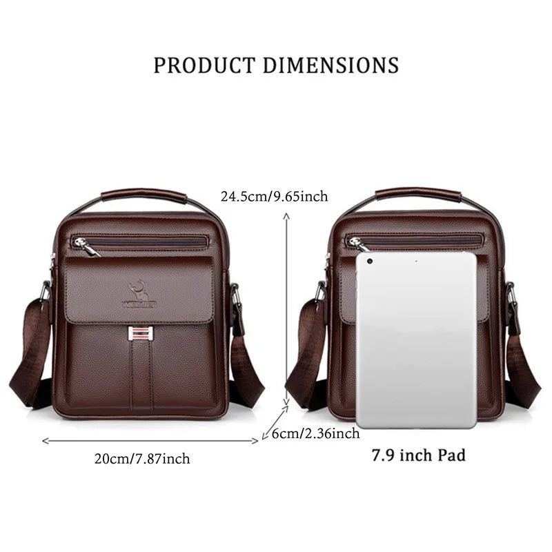 Mochila de Hombre de Piel Elegante y Comoda