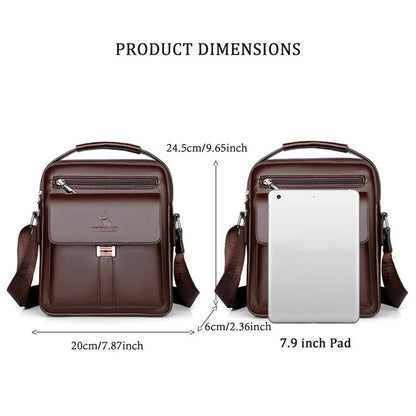 Mochila de Hombre de Piel Elegante y Comoda