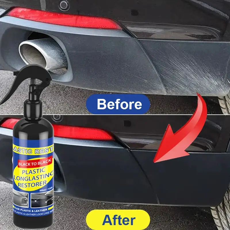 Restaurador de Plástico para Auto – Brillo Negro y Reparación de Interior - ¡Todo Chido!