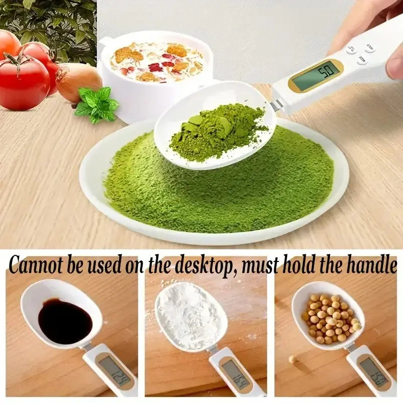 Cuchara con Báscula Electrónica de Cocina 500g/0.1g ¡Todo Chido!