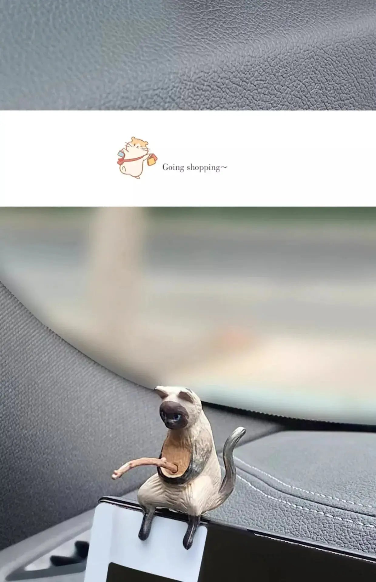 Gato Pescador Decoración Auto – Con gafas y pipa ¡Todo Chido!
