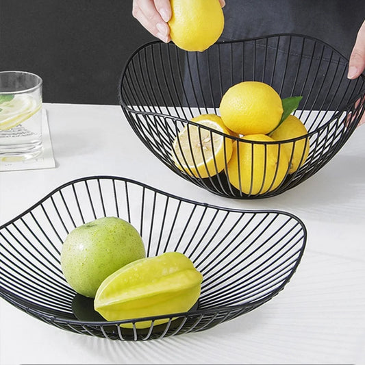 Canasta Metálica Multiusos para Frutas y Pan