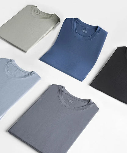 Tshirt Spandex para Hombres Cuello Crew