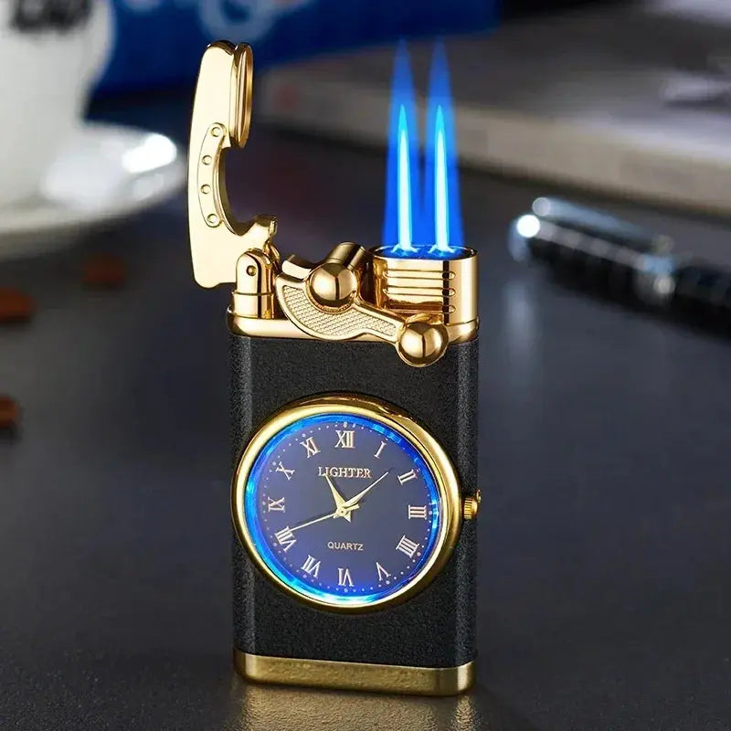 Encendedor Reloj Jet – Doble tubo, para exteriores ¡Todo Chido!