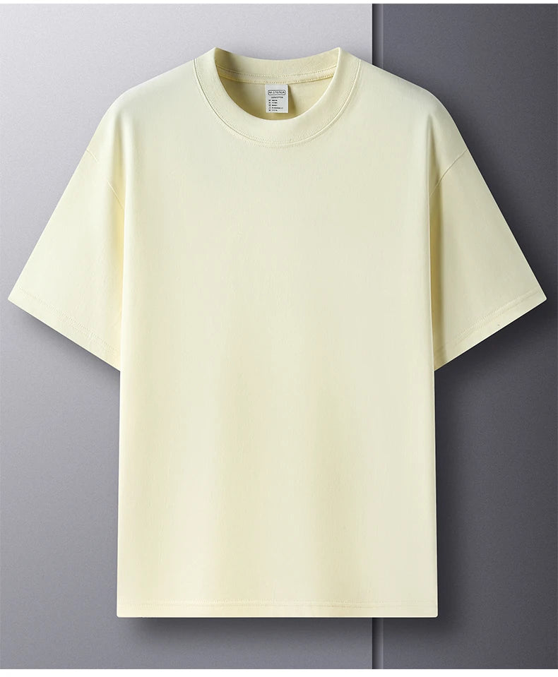 T-Shirt 100% Algodón Cuello Redondo