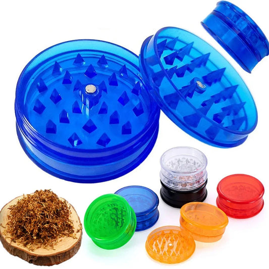 Herb Grinder 60mm 3 Layers – Plastic, Gift for Smokers ¡Todo Chido!
