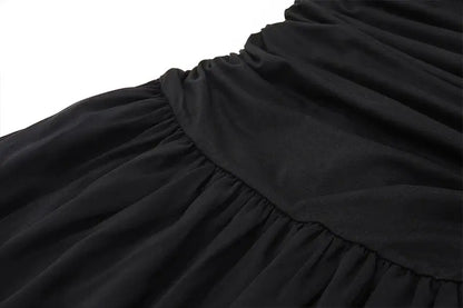 Vestido Largo Elegante WhereMery Vestido bodycon fruncido, talle alto, sexy, ideal primavera-verano ¡Todo Chido!