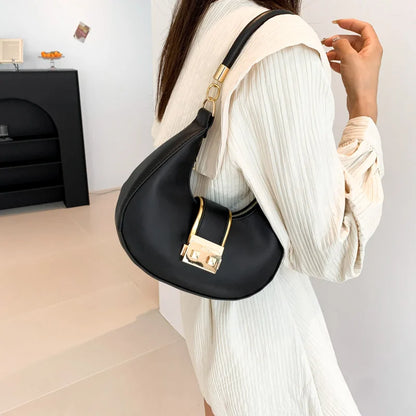 Bolso de Hombro Mujer Color Sólido