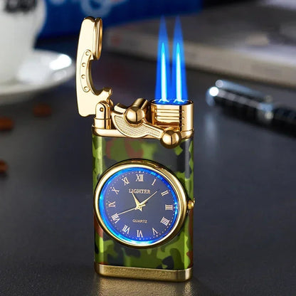 Encendedor Reloj Jet – Doble tubo, para exteriores ¡Todo Chido!