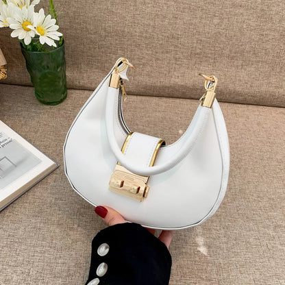 Bolso de Hombro Mujer Color Sólido
