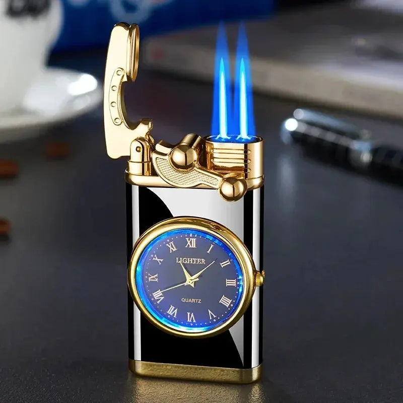 Encendedor Reloj Jet – Doble tubo, para exteriores ¡Todo Chido!