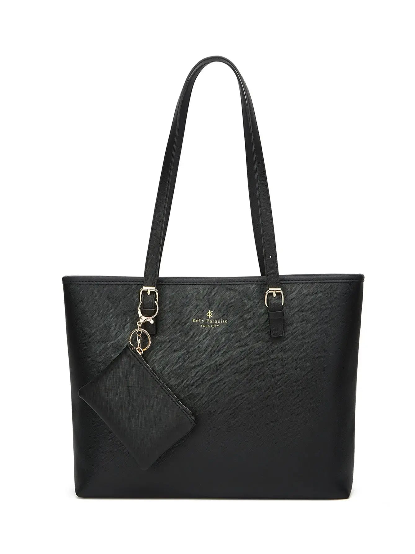 Bolso de Mano y Hombro Mujer elegante con patrón cruzado