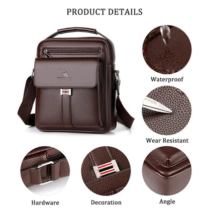 Mochila de Hombre de Piel Elegante y Comoda
