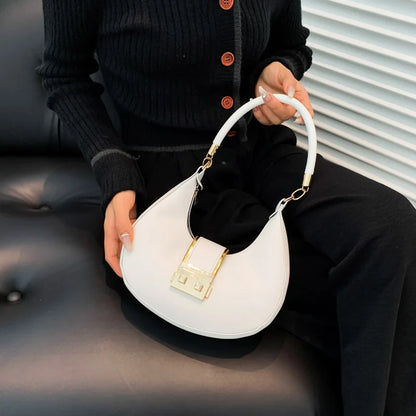 Bolso de Hombro Mujer Color Sólido