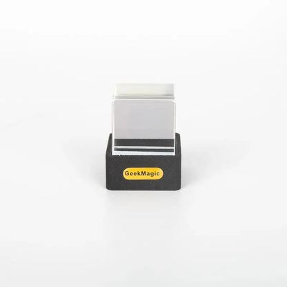 Cubo Holográfico GeekMagic – Reloj, Álbum GIF y Estación Meteorológica Inteligente de Escritorio ¡Todo Chido!