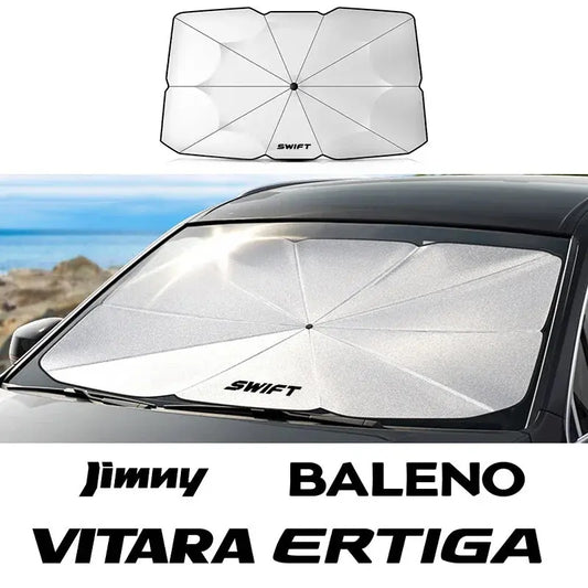 Parasol de Parabrisas Tipo Sombrilla – Compatible con Suzuki Jimny y más modelos ¡Todo Chido!