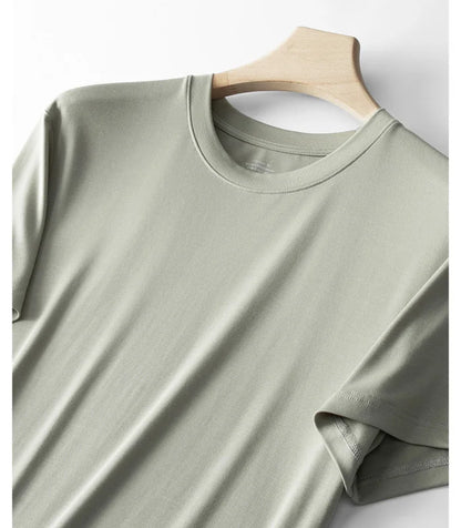 Tshirt Spandex para Hombres Cuello Crew