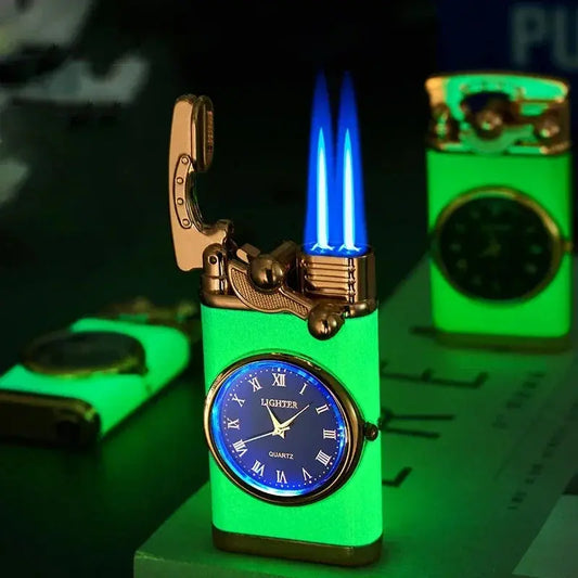Encendedor Reloj Jet – Doble tubo, para exteriores ¡Todo Chido!