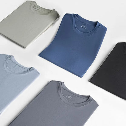 Tshirt Spandex para Hombres Cuello Crew