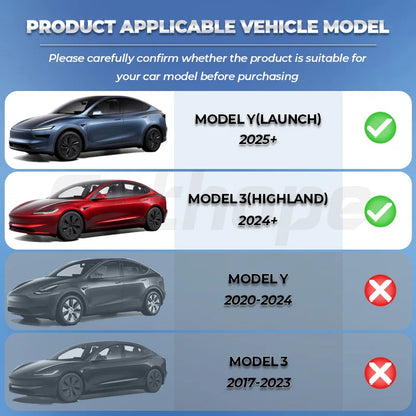 Alfombrilla Interior para Tesla Model Y/3 Highland
