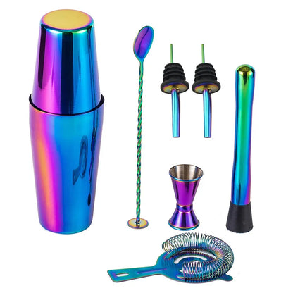Set de Coctelería Arcoíris 5 Piezas