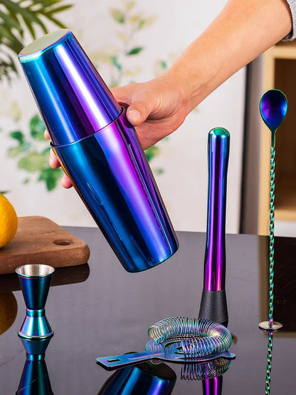 Set de Coctelería Arcoíris 5 Piezas