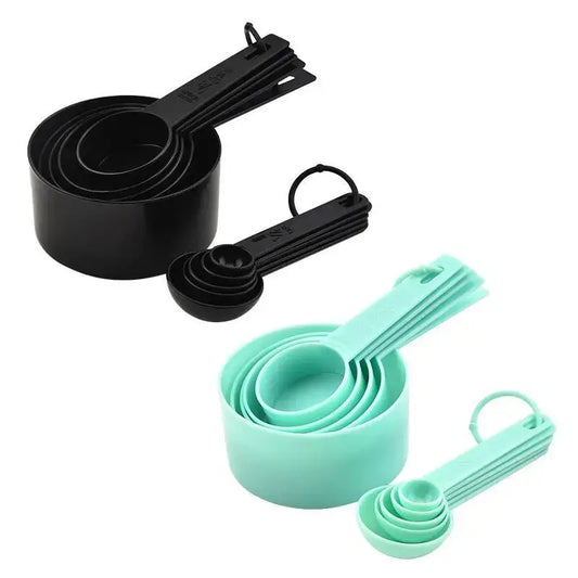 Set de 10 Tazas y Cucharas Medidoras de Plástico ¡Todo Chido!