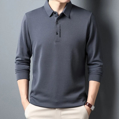 Playera Polo para Hombre Tejido Tipo Wafle