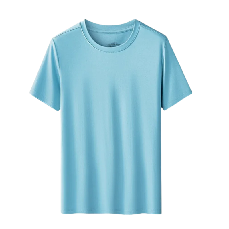 Tshirt Spandex para Hombres Cuello Crew